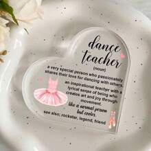 Centros de mesa, regalos únicos para maestros - Decoración de escritorio para maestros de danza, decoración de oficina para mujeres, decoración de habitación linda, decoración del hogar estética, regalos únicos para el cumpleaños de mujeres, regalos para maestros