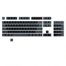 PBT双色注塑机械键盘键帽，透光背光，OEM高度，61/87/104键TKL布局，兼容MX轴，耐用纹理键帽套装