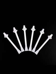 10/50/100支装鼻蜡棒，鼻蜡套装配件，清洁鼻蜡棒 - 白色 - 查看 9