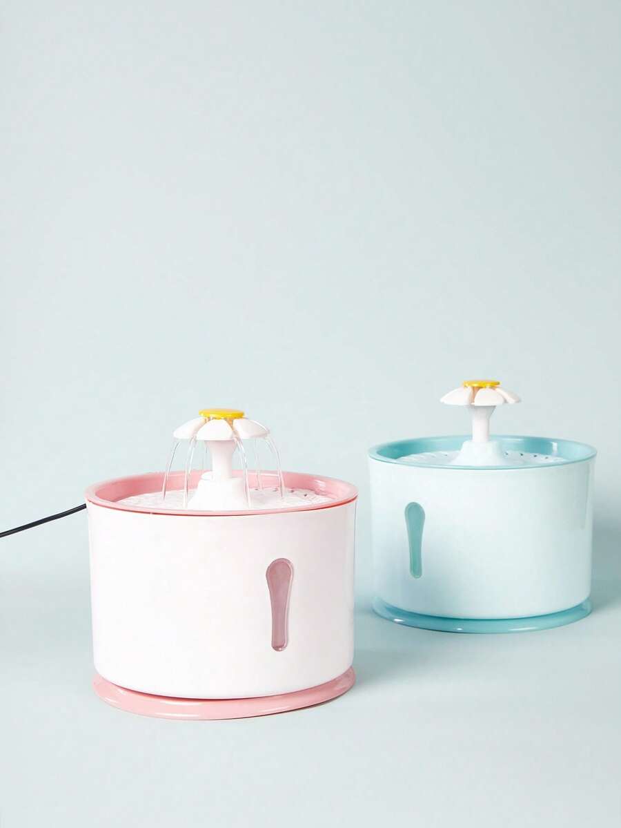 PETSIN 1 件装自动 USB 电动宠物饮水器，适合猫狗自由饮水