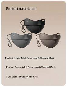 Comfortable & Fashionable Women's Face Mask - Windproof, Thick 3D Warm, With Ear Hooks, Nylon Material, Washable, Warm Protective Mask For Women, Highly Attractive, Autumn/Winter Windproof & Cold-Proof, Eye-Caring