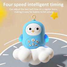 新生儿音乐婴儿床移动玩具，0-1 岁婴儿早教旋转摇铃 - 嬰幼兒床鈴非遙控 - 查看 4