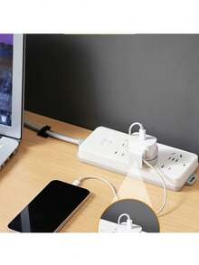 1/5pcs Charging Organizer Holder, Desktop Phone Charging Cable Clip, Cable Clamp, Plug Hook, Multi-Function Anti-Lost Device