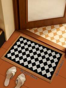 1 قطعة بساط مخملي مطبوع بنقش بصمة كلب وحرف، مناسب لغرفة المعيشة والنوم وطاولة القهوة والبساط العادي، مانع للانزلاق، ديكور منزلي، مدخل، مطبخ، غرفة الأطفال، قابل للغسيل، متعدد الأحجام والألوان، إصدار محدود للأعياد