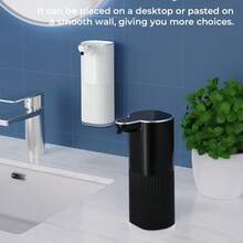 DONASIRA 1pc Automatic Soap Dispenser, Black Drip Style, Automatic Liquid Dispensing Bathroom Decor Fall Decor Back To School - Black Drip - View 8