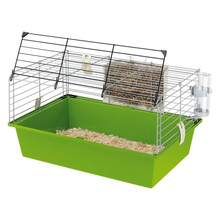 Ferplast Meerschweinchenkäfig, Kleintierkäfig, CAVIE 60 Kleintierzubehör inklusive, 58 x 38 x h 32 cm.