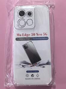 1 件透明手机壳适用于 Moto、OnePlus、Nothing 系列，简约纯色手机保护套，轻巧防摔 TPU 外壳（军用级防摔保护）防水防震防刮 - 無色 - 查看 17