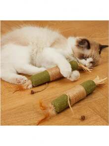 1pc Cat Cat Toy, Cat Stick, Indoor Cat Toy, Cat Chew Toy, Kitten & Cat Treats, Cat Dental Toy