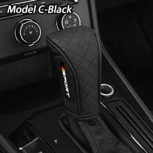 PU Leather Car Shift Handle Cover Gear Lever Decor Protective Cover For Audi For BMW For Mercedes Benz For VW For - one-size - View 27