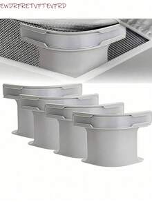 Bộ 4 kẹp cố định ga trải giường (Chỉ cố định ga trải giường, không cố định nệm) - Kẹp cố định ga trải giường cải tiến, dây buộc ga trải giường, kẹp ga trải giường chịu lực, dây buộc góc giường, phù hợp với mọi kích cỡ nệm, lý tưởng cho sử dụng hàng ngày trong gia đình (Không áp dụng cho chăn hoặc nệm dày hơn 25cm) - Nhiều màu - Xem 17