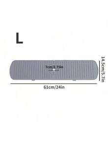 1 pièce Tapis d'évier en silicone, protection anti-éclaboussures pour robinet, tapis de séchage imperméable pour plans de travail de cuisine et de salle de bain, décoration pour la maison, tapis de cuisine antidérapants pour côté d'évier, accessoire de cuisine naturel et hygiénique pour la décoration de la maison et de la cuisine, faisant partie de vos styles confortables d'automne et d'hiver et des décorations de Noël