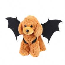 1pc Halloween Pet Bat Wings Decoration, Black,Halloween Dog Bat Wings Decoration Pet Funny Costume Dog Holiday Cosplay Props Halloween Halloween Costumes