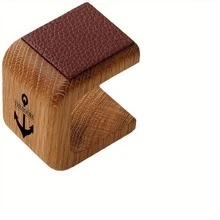 1 Personalized Handmade Solid Wood Dial - Unisex Display Stand - Customizable With Name, Date And Message - Perfect For Halloween Or Christmas Display - Brown 2.76in*2.36in*1.97in - View 5