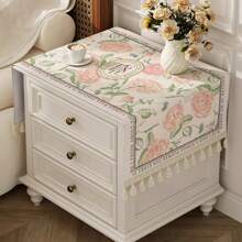 American Luxury Bedroom Bedside Cabinet Tablecloth, Washing Machine Cover, Refrigerator Top Dust Cover, Microwave Oven Cover - Beige - View 3