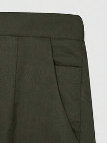 cimmuovere Women's /Nursing Pants, Comfortable Pants, Solid Color Simple Multi-Pocket Pants Spring - Army Green - View 6