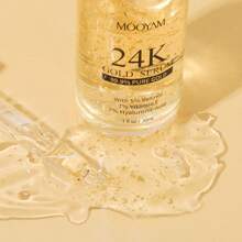 IREV 30毫升24K金玻尿酸精华液，含金箔，减少皱纹，紧致肌肤，富含维生素E和视黄醇玻尿酸精华 - 黃色 - 查看 11