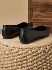 MonaNise 女士尖头时尚低帮平底鞋，户外休闲装，紫色、香槟色、红色、黄色、黑色