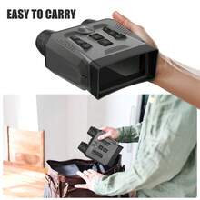 4K Night Vision Goggles Binoculars With LCD Screen 4K Night Vision Binoculars For Adults, Dual Night Vision Modes Binoculars With 4000mAh Battery, 64GB SD Card Included For Adventure And Surveillance,Tracking Up To 500 Meters