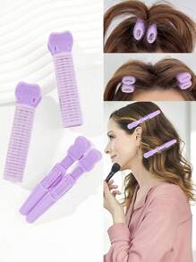 4 件蓬松发量增强器、无缝发夹、发根发夹、刘海发夹、前发发夹、发型设计套装、美发工具套装、学校用品、卷发工具、发饰、发型设计工具 - 彩色 - 查看 7