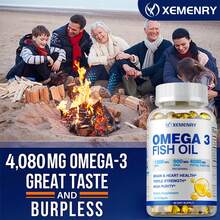 XEMENRY Omega-3 Fish Oil - Enhance Memory, Concentration And Cognition, Promote Brain And Eye Health, Enhance Immune Function - One bottle - Trial stage - View 7