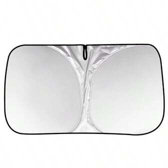 Car Sun Visor Sunshade Curtain, Heat Insulation Sunblock Windshield Shade Curtain, Car Interior Front Window Curtain, Car Sun Shade