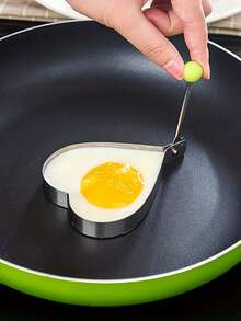 5pcs Stainless Steel Pancake Mold Set, Egg Cooking Tools, RV Kitchen Accessories - Multicolor - View 4