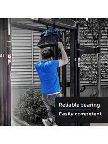 1pc Heavy Duty Canvas Tool Bag, Multi-Functional Electrician & AC Repair Tool Bag, Large Portable Tool Tote With Shoulder Strap