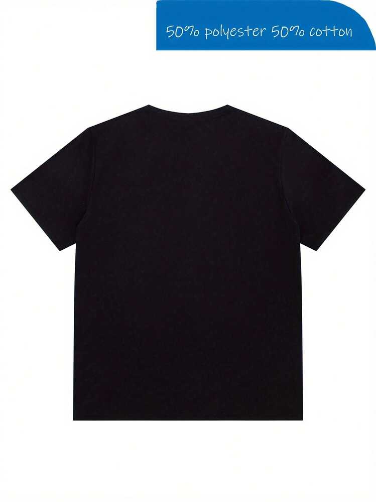 Camiseta gráfica vintage Book Of Ra - Camiseta casual negra de verano con patrón geométrico colorido, ajuste regular, cuello redondo, mangas cortas, adecuada para hombres y mujeres en todas las estaciones, camiseta vintage - Negro - Añade 2