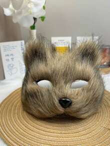 1 件化妆舞会服装角色扮演性感个性化长毛狐狸猫面罩，适合化妆舞会、节日庆典、万圣节、舞台表演 - 彩色 - 查看 12