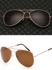 1 件男士经典优雅商务时尚眼镜，复古无框镜架适合驾驶、钓鱼、航海、运动、度假、海滩、摄影、阅读、电脑使用 - 彩色 - 查看 11