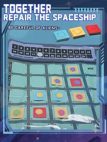 Galaxy Escape Strategy Game – Space Survival Board Game For 4-6 Players, Humans Vs. Aliens In Suspenseful Interstellar Showdown, Ideal Party Game For Teens & Adults