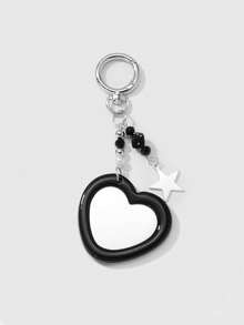 1 件 Y2K 风格亚克力蝴蝶结云迷你镜面星形钥匙扣包饰，优雅的女朋友/姐妹/朋友情人节礼物汽车配饰学校 - 酒紅色 - 查看 19