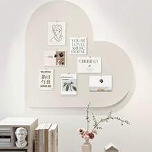 1 Stück Filz-Pinnwand in Herzform, mehrfarbig, vielseitig einsetzbar, für Büro & Zuhause Fotowand, Memotafel