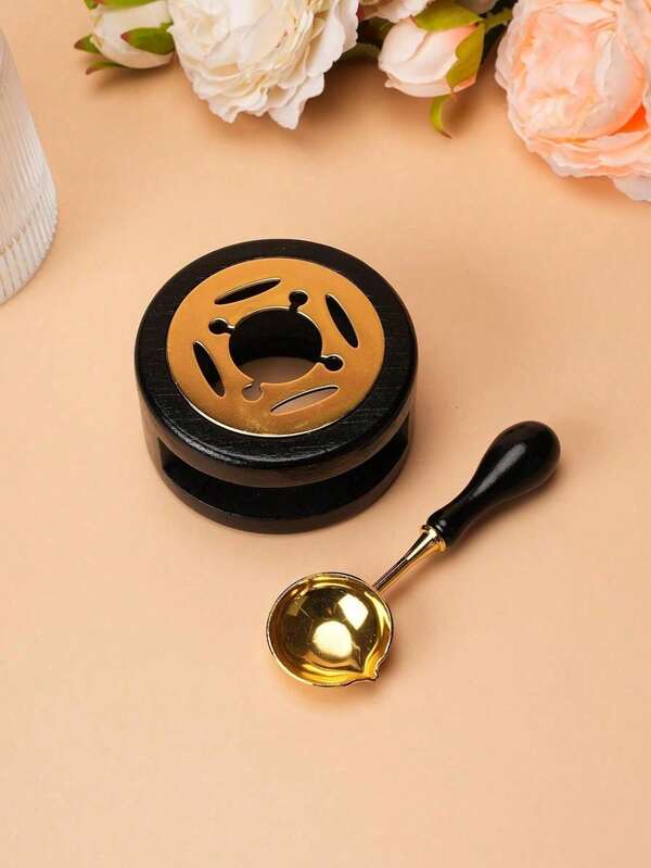 Wax Seal Stamp Kit With Furnace Stove & Melting Spoon, Complete Sealing Wax Set For Melting Wax Seal Beads Or Sealing Wax Sticks, Perfect For DIY Wedding Invitations, Gift Wrapping & Crafts, Back To School, School Supplies