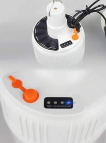 1 Pieza Luz Led Para Tienda De Campaña Recargable Por Usb, Lámpara solar LED con para camping,Súper Brillante Con Gancho Para Colgar, Luz Portátil De Ahorro De Energía Led Con Batería Recargable, Perfecto Para Acampar Al Aire Libre, Pescar, Reparar Coches, Iluminación De Emergencia, Puestos De Mercado Nocturno, luces portátiles para exteriores, accesorios de camping. - Multicolor - Ver 12