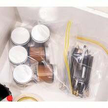 50pcs   Transparent Self Sealing Fresh-Keeping Bag With Food Pattern, Sealed For Storing Snacks, Fruits And Vegetables, Convenient For Preservation - Transparent - View 5