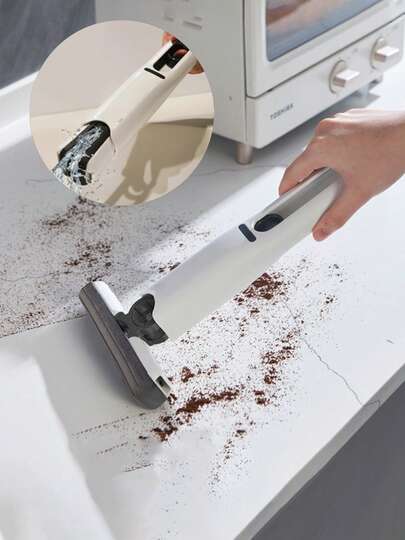 3-In-1 Handheld Mini Sponge Mop Set | No Wringing Hands-Free Cleaning For Tables, Kitchen, Bathroom | Quick-Dry Absorbent Desktop Duster, Travel Size Apartment Essentials | Christmas Gift, College Dorm Must-Have (Multi-Surface Use)