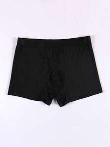 Cuecas masculinas personalizadas com foto/texto/nome/padrão, roupa íntima casual elástica e confortável