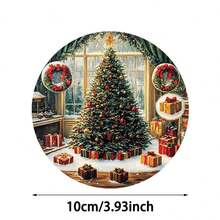 1 set/4 buc/6 buc suporturi de pahare cu model de turtă dulce și brad de Crăciun, suporturi de pahare cu noroi de diatomee, suporturi de pahare pentru cafea, decorațiuni multi-ocazie pentru casă și restaurant, cadouri zilnice, decorațiuni de masă, decorațiuni zilnice, decorațiuni pentru petreceri tematice