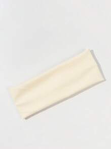 1 件女士波尔卡圆点印花宽弹性头带，洗脸化妆头带，运动头带，女士发饰秋冬发带，适合度假装女士优雅围巾