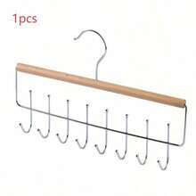 1/3pcs Multi-Function Hat Rack With 8 Hooks, Suitable For Wardrobe, Bras, Vests And Other Clothing Storage, Rotating Metal Hanger, Space-Saving, Ideal For Dorm And Apartment Closet Organization - Multicolor - View 11