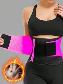1 件女士腰部训练器、束腰带、桑拿腰带、运动健身腰带、瘦身裹身带、腰部修剪器、腹部训练器、腰部训练器、圣诞节 - 彩色 - 查看 2