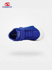 HOBIBEAR 儿童户外橡胶底防滑女童鞋，宽鞋头设计适合宽脚，柔软帆布极简零落差幼儿鞋，舒适适合户外行走，男女童均有，春夏秋季款。 - 藍白色 - 查看 3