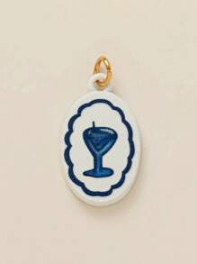 1pc Fashionable And Exquisite INS Marine Creature Conch Lobster Crab Shell Fish Clover DIY Pendant, Plated With 18K Gold, Not Easily Oxidized, Suitable For Wives And Mothers To Freely Match. - Multicolor - View 20