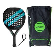 IANONI Padel Racket , Carbon Fiber, Soft EVA Face Tennis Paddle Racquet Racket With Padle Bag, Great For Thanksgiving, Christmas, Halloween And New Year's Celebrations