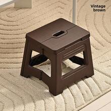 1pc 8-Inch Folding Step Stool - Non-Slip Footstool With Handle, Foldable Foot Stool With Non-Slip Base, Suitable For Home Kitchen, Bathroom, Bedroom, Outdoor Travel, Fishing, Camping, Balcony, Garage, Emergency Guest Stool, Pet Grooming - Small - View 11
