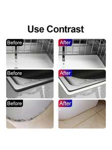 1pc Ceramic Tile Grout Filler, Waterproof & Mold-Resistant, White Grout Sealant For Kitchen & Bathroom