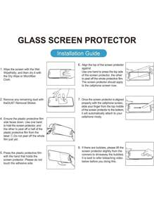 2pcs/Set Matte Anti-Spy Screen Protector, Privacy Protection, Full Coverage, Anti-Fingerprint, Anti-Drop, Anti-Scratch, Smooth Ceramic Matte Anti-Spy Phone Film, Compatible With 11-17 Series, Essential Screen Protection For Daily, Office, Home Use, Waterproof, Shockproof, Scratch-Resistant - Black - View 6