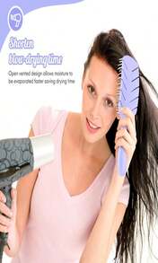 Sofmild迷你顺发梳，小巧便携，轻松梳开缠结，轻柔解开打结，适合女性，可放入钱包、口袋或车内，是美发工具、美发用品、旅行必备、理发师、发型师、理发配件、情人节礼物、美发用品、发型师、理发店、沙龙、度假必备、美发产品、理发店、情人节礼物、女性旅行必备、发型师工具 - 巧克力棕 - 查看 4