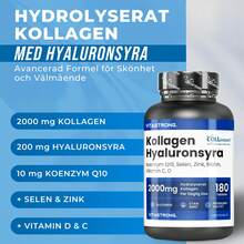 Vitastrong Collagen And Hyaluronic Acid 180 Tablets, Hydrolyzed Collagen 2000mg COLLinstant Quality, Collagen Supplement For Skin, Bones, Joints - Others - View 3